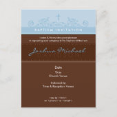 DOOPUITNODIGING:: elegant 3 Uitnodiging Briefkaart (Voorkant)