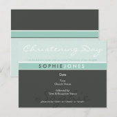 DOOPUITNODIGING:: gewoon groovy 5 Uitnodiging Briefkaart (Voorkant / Achterkant)