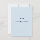 Doopuitnodiging Kaart: Angel Silouehette Kaart (Achterkant)