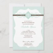 DOOPUITNODIGING:: Onbevlekt 3P Kaart (Voorkant)