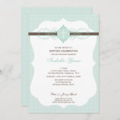 DOOPUITNODIGING:: Onbevlekt 3P Kaart (Voorkant / Achterkant)