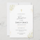 Doopuitnodiging Sjabloon Nodig doop uit Kaart (Voorkant)