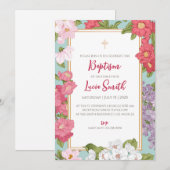 Doopuitnodigingen Meisjes Doopfeest uitnodigingen (Voorkant / Achterkant)