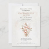 Doopuitnodigingen met elegante illustraties kaart (Voorkant)