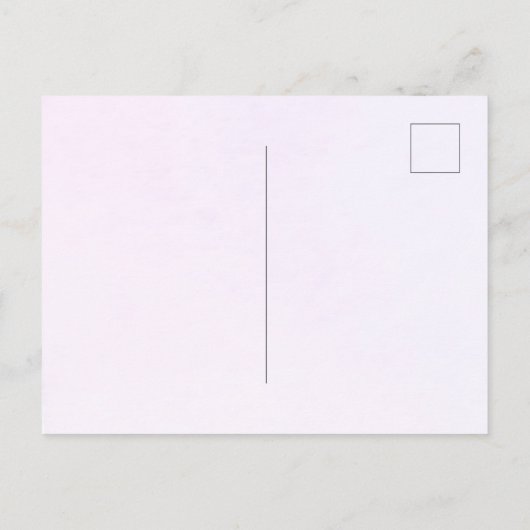 Doopviolette bloemen groen kruis uitnodiging briefkaart (Achterkant)