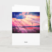 Doopzegeningen, Christelijke gevouwen kaart (Achterkant)