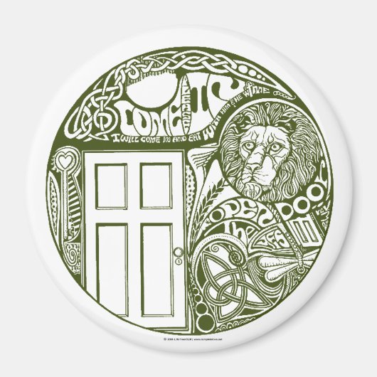 'Door 2 Heart' - Magneet (Voorkant)