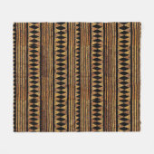 door Afrika geïnspireerd Fleece Deken (Voorkant (Horizontaal))