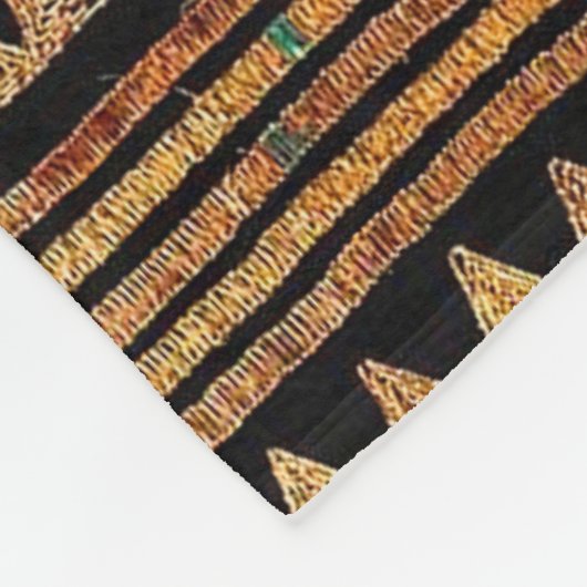 door Afrika geïnspireerd Fleece Deken (Hoek)