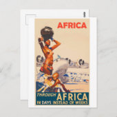 Door Afrika in dagen in plaats van weken Briefkaart (Voorkant / Achterkant)