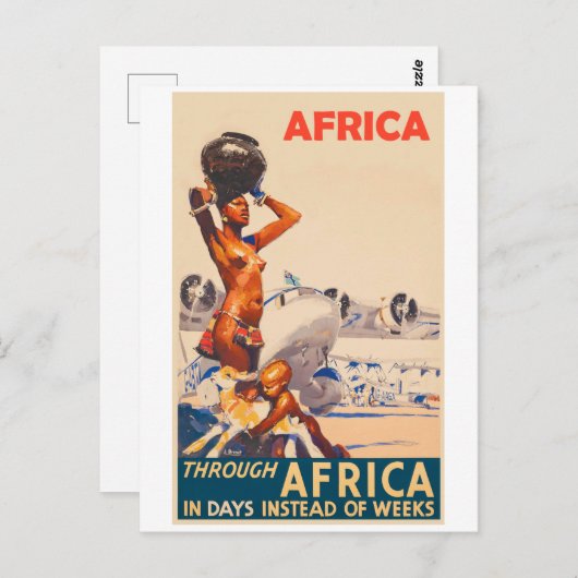 Door Afrika in dagen in plaats van weken Briefkaart (Voorkant / Achterkant)