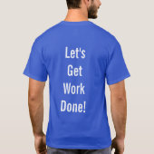 Door AI aangedreven PM-overhemd T-shirt (Achterkant)