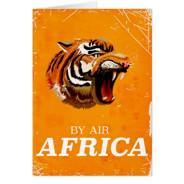Door Air Africa reisposter (Voorkant)