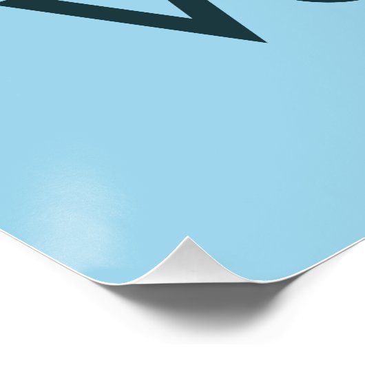 Door Air Verona Italië retro reisposter. Perfect Poster (Hoek)