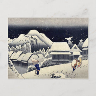door Ando, Hiroshige Ukiyo-e. Briefkaart