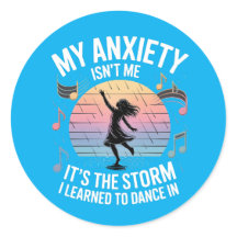 Door Angst Dansen Mentale Gezondheid Sticker