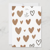 Door Animal Cub Boho kunnen we nauwelijks wachten  Kaart (Achterkant)