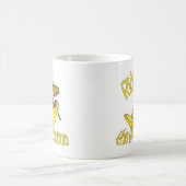 door apen bereden banaan koffiemok (Center)