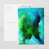 Door blauw ijs briefkaart (Voorkant / Achterkant)
