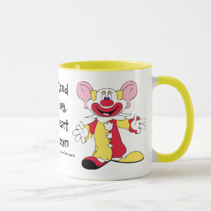 Door Bloed Een Koning, In Hart Een Clown Keramisch Mok