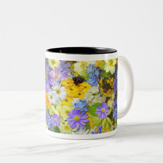 door bloemen ontworpen mokken (Voorkant rechts)