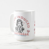 Door boek geïnduceerde hartzeer Mok (Voorkant links)