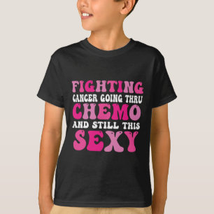 Door chemo Inspirerend borstkanker bewust gaan T-shirt
