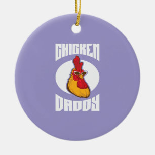 Door Chicken Daddy gekweekte pluimvee Keramisch Ornament
