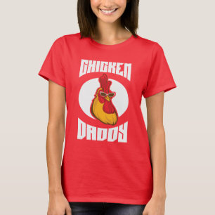 Door Chicken Daddy gekweekte pluimvee T-shirt