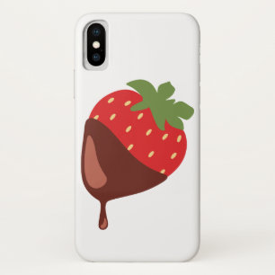 Door chocolade gedekte aardbeien Case-Mate iPhone case