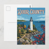 Door County Briefkaart (Voorkant / Achterkant)