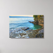 Door County, Cave Point Canvas Galerij Wrap Afdruk (Voorkant)