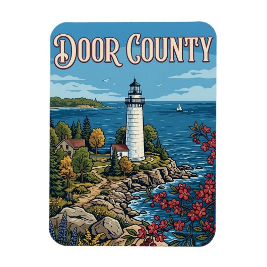 Door County Magneet (Verticaal)