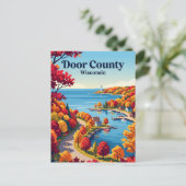 Door County USA Briefkaart (Staand voorkant)