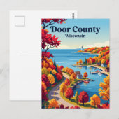 Door County USA Briefkaart (Voorkant / Achterkant)