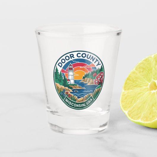 Door County USA Shot Glas (Voorkant)