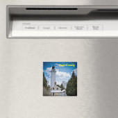 Door County vuurtoren magneet (Insitu (Vaatwasser))