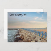 Door County WI Briefkaart (Voorkant / Achterkant)