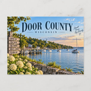 Door County Wisconsin Briefkaart