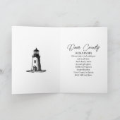 Door County, Wisconsin Illustration and Poem Kaart (Binnen)