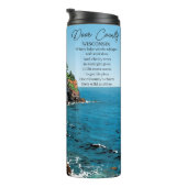 Door County, Wisconsin Illustration and Poem Thermosbeker (Geroteerd rechts)