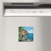 Door County, Wisconsin Illustration Lake Michigan Magneet (Insitu (Vaatwasser))