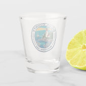 Door County Wisconsin Shot Glas (Achterkant)