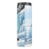 Door County  Wisconsin Winter Bluffs Thermosbeker (Achterkant)