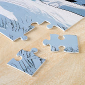 Door County  Wisconsin Winter Gedicht  Legpuzzel (Zijkant)
