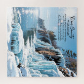 Door County  Wisconsin Winter Gedicht  Legpuzzel (Horizontaal)