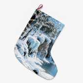 Door County Wisconsin Winter Kerstmis Grote Kerstsok (Voorkant (Hangend))