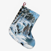Door County Wisconsin Winter Kerstmis Grote Kerstsok (Voorkant (Hangend))