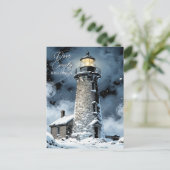 Door County, Wisconsin | Winter Poem Briefkaart (Staand voorkant)