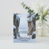 Door County, Wisconsin | Winter Scene Briefkaart (Staand voorkant)